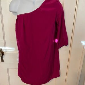 Cocolove one sleeve open shoulder dress Fully Lined Mini size S